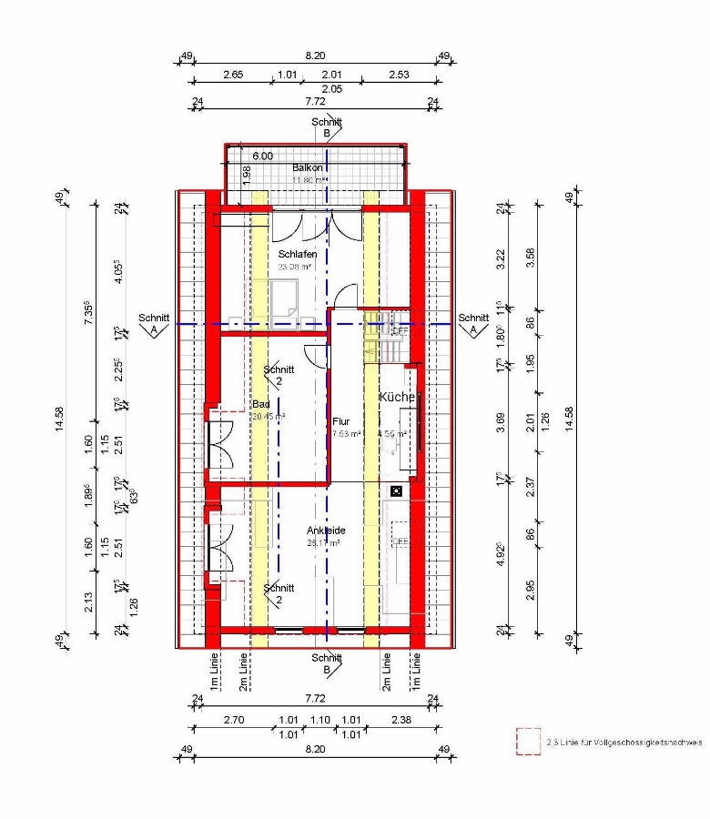 floor plan Wohnung Wiesbaden