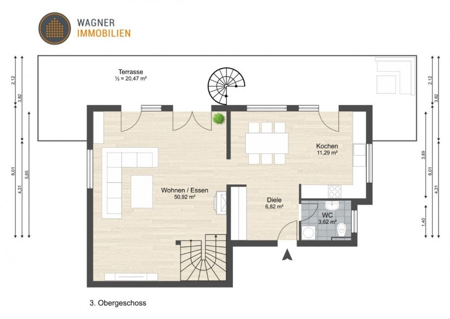 3.OG Maisonettewohnung Walluf
