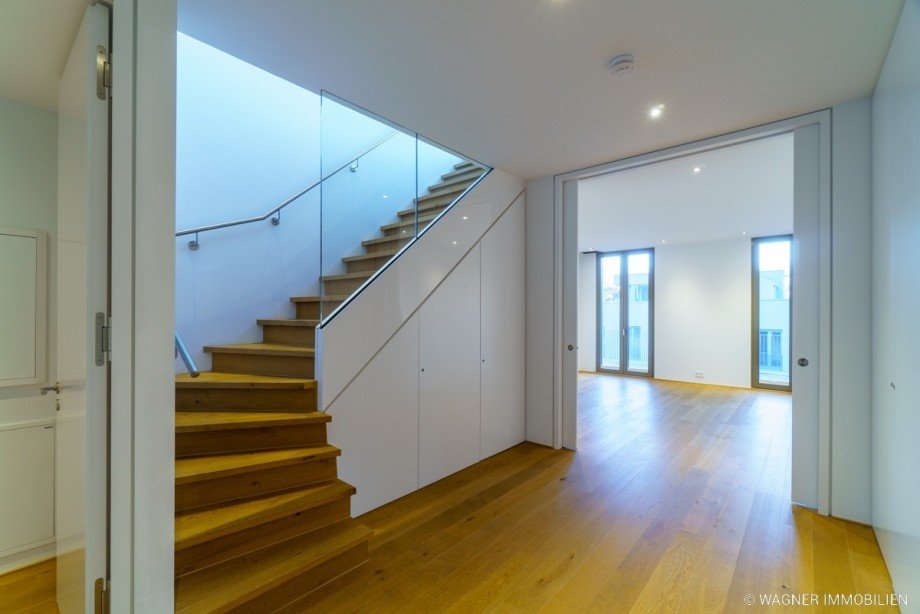 Treppe nach oben Penthousewohnung Wiesbaden