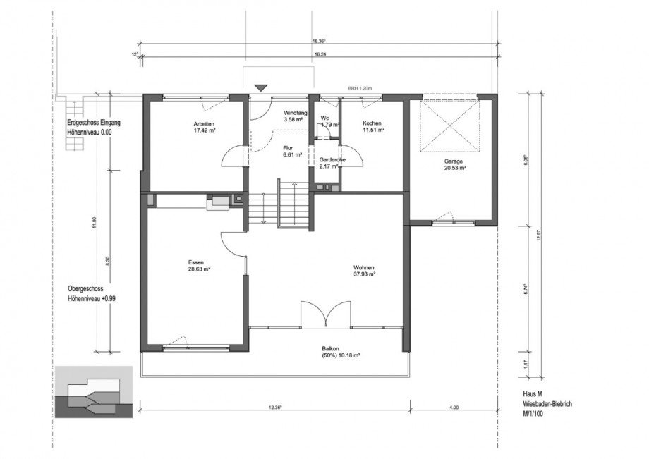 Obergeschoss Einfamilienhaus Wiesbaden