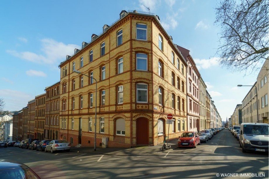 Hausansicht Etagenwohnung Wiesbaden