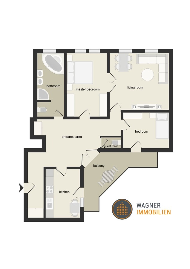 SS8_Floor plan Etagenwohnung Wiesbaden