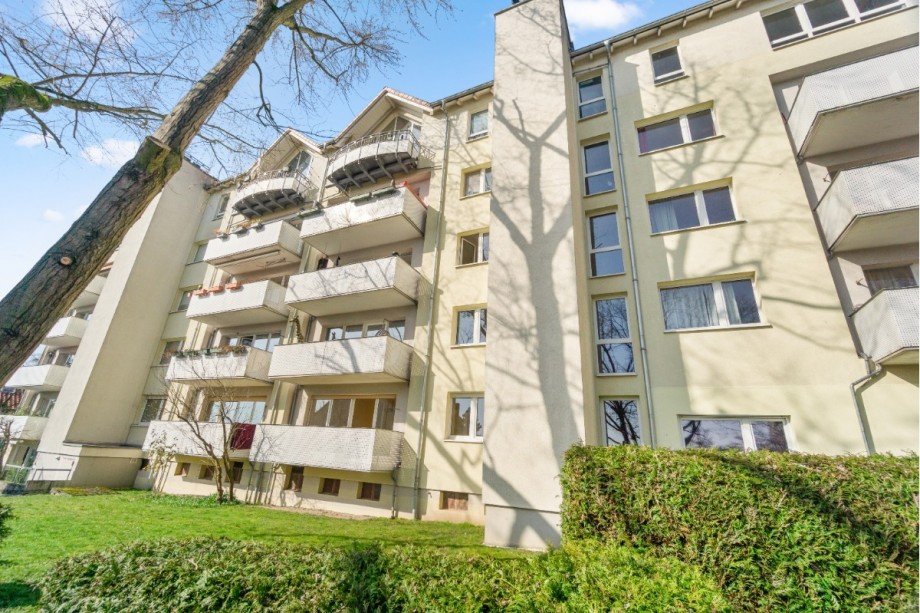 Au�enansicht Erdgeschosswohnung Wiesbaden