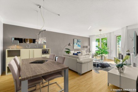 Hauptbild Sonnige Wohnung zum Wohlfhlen mit Garten, EBK, Terrasse und TG-Platz | WAGNER IMMOBILIEN