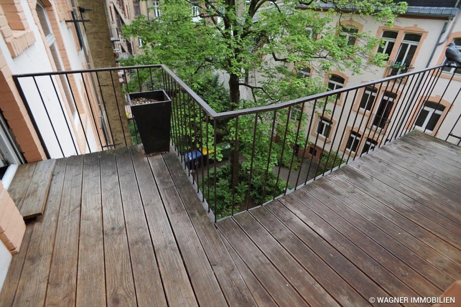 back balcony Etagenwohnung Wiesbaden