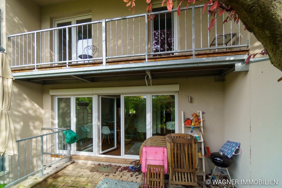 rear view of the house Reihenmittelhaus Wiesbaden