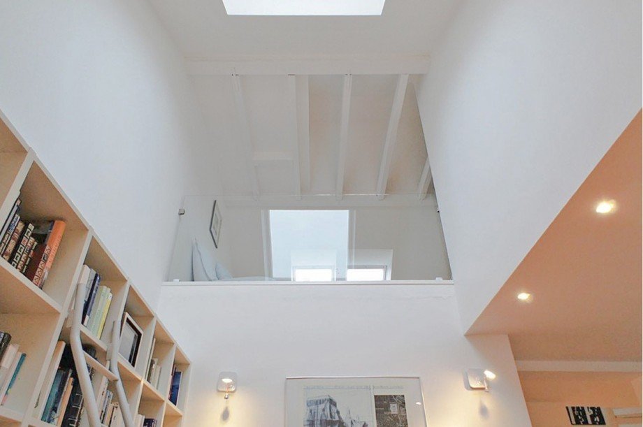 studio, view from below Einfamilienhaus Wiesbaden