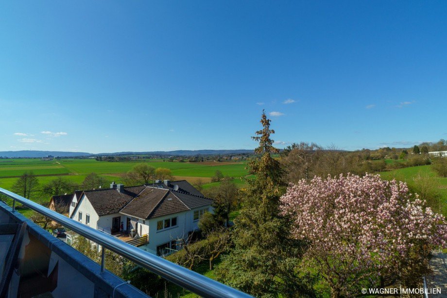 view from balcony Wohnung Wiesbaden