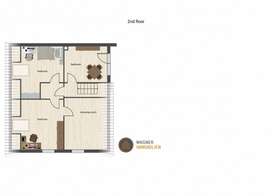 floor plan 2nd floor Einfamilienhaus Hochheim