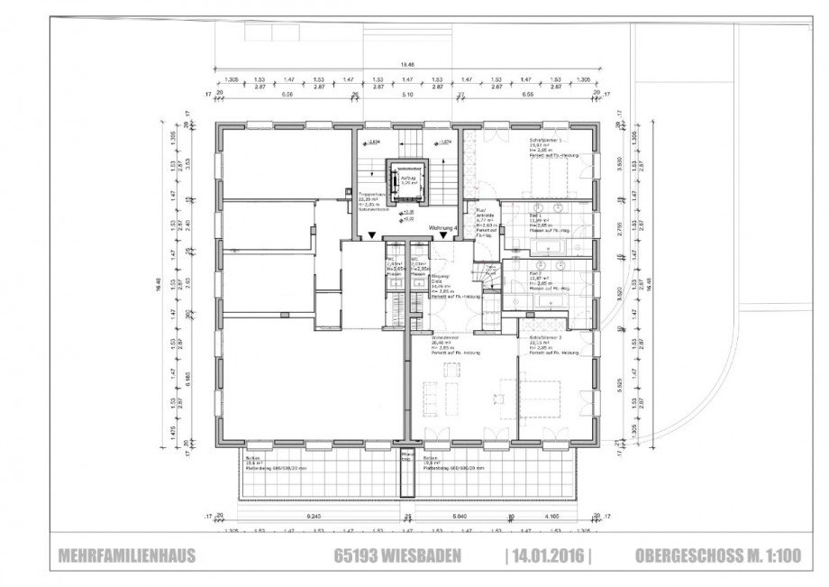 Grundriss Etagenwohnung Wiesbaden