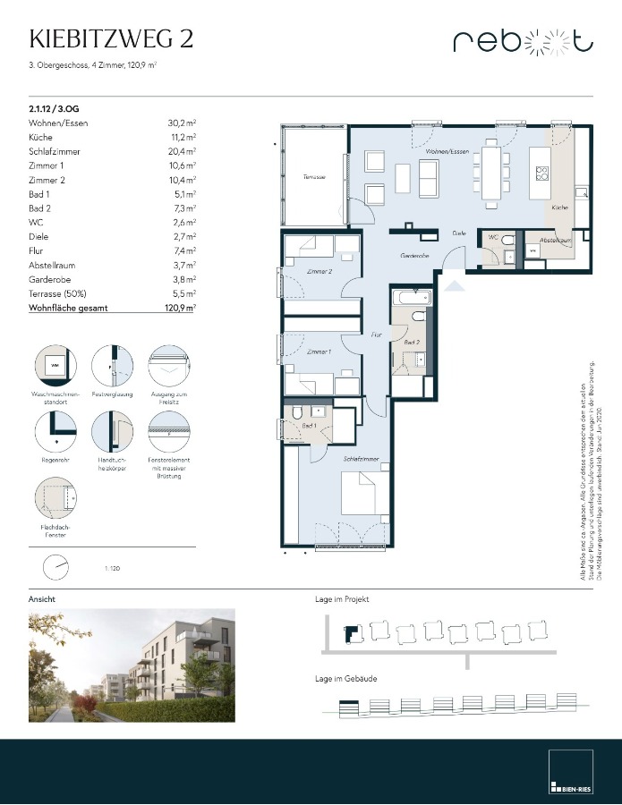 Floor plan Etagenwohnung Wiesbaden