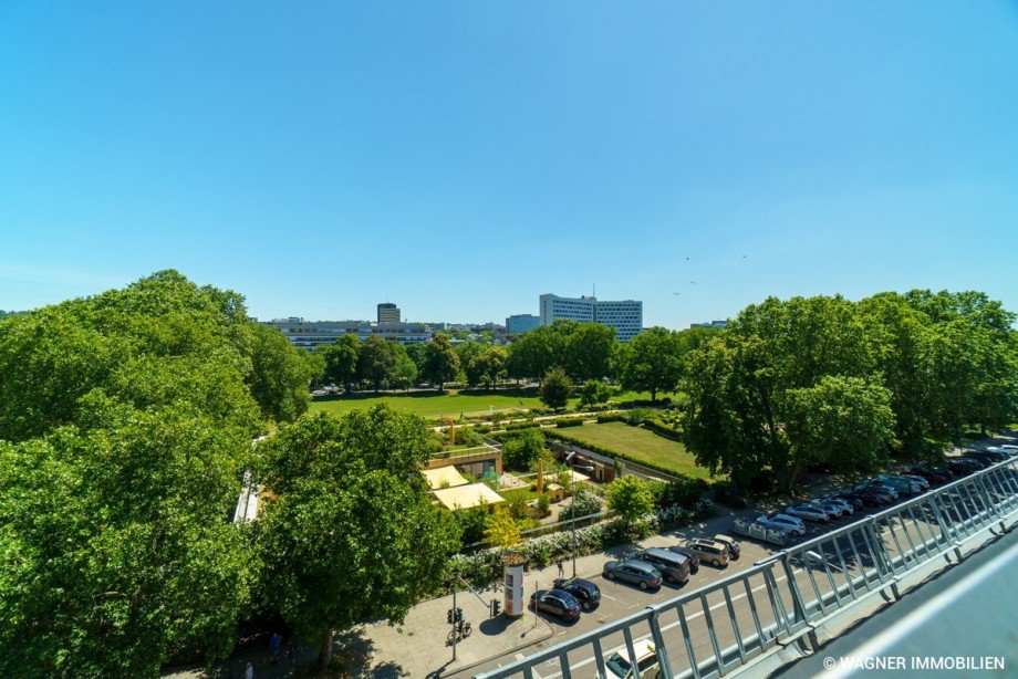 view from living Dachgeschosswohnung Wiesbaden