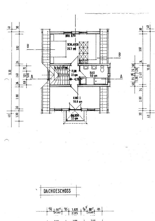 Floor plan basement Einfamilienhaus Eppstein