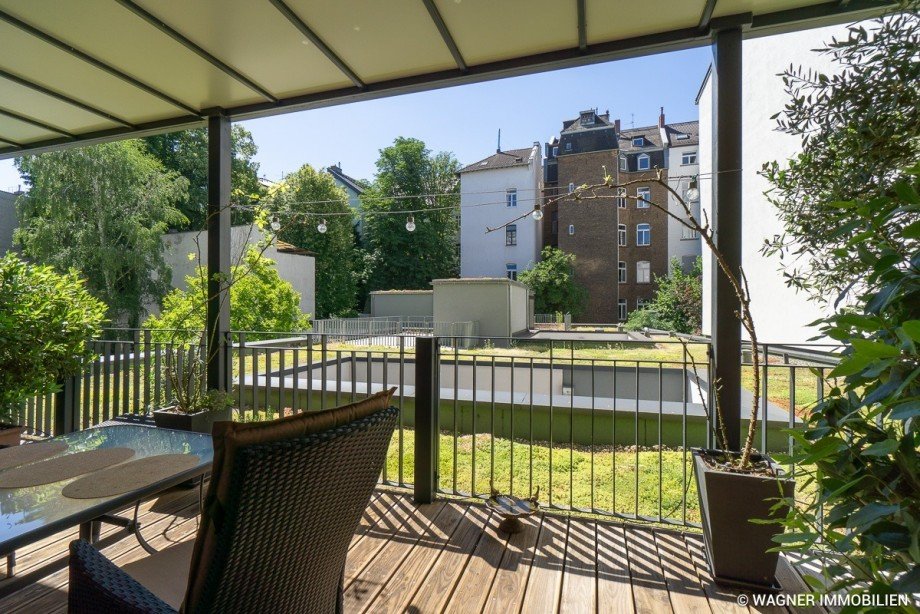balcony view Etagenwohnung Wiesbaden