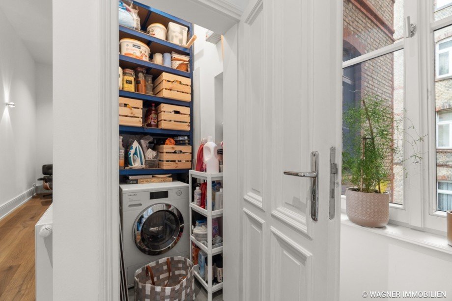 Waschmaschinenbereich Etagenwohnung Wiesbaden