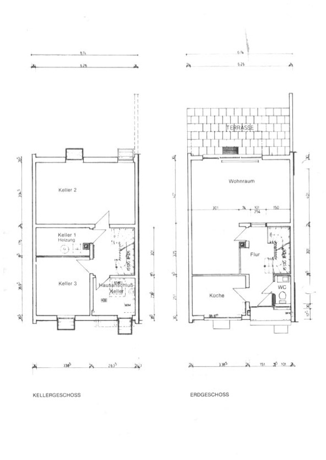 Floor Plan Reihenmittelhaus Wiesbaden
