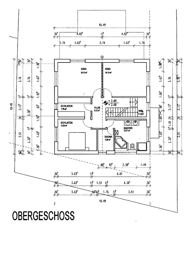 2nd floor Einfamilienhaus Bodenheim