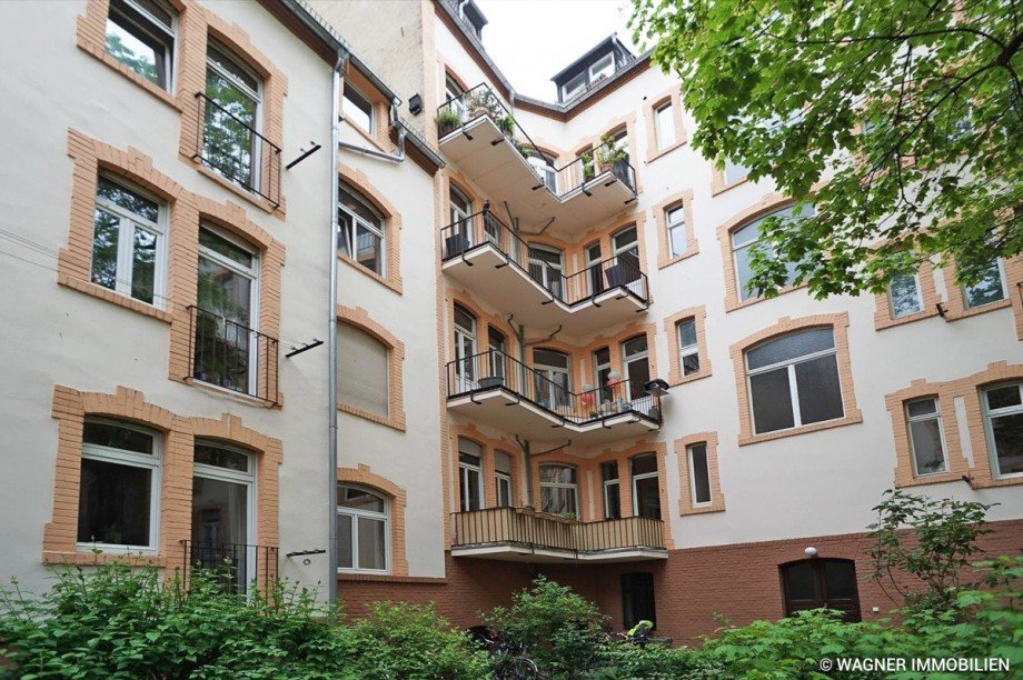 rear view of the house Etagenwohnung Wiesbaden