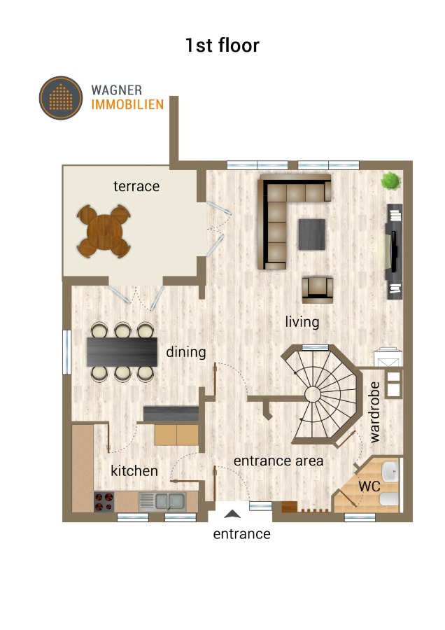 1st floor Einfamilienhaus Niedernhausen