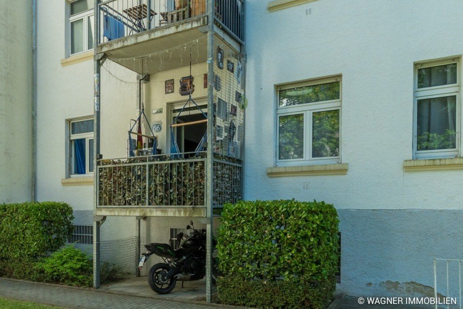 Balkon Erdgeschosswohnung Wiesbaden