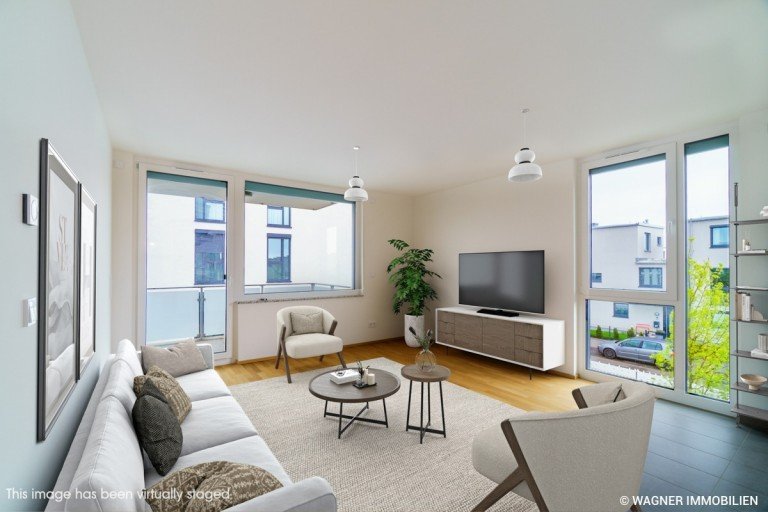 Wohnen Wiesbaden Etagenwohnung Neubau-Wohnung im Neubaugebiet Hainweg in WI-Nordenstadt | WAGNER IMMOBILIEN