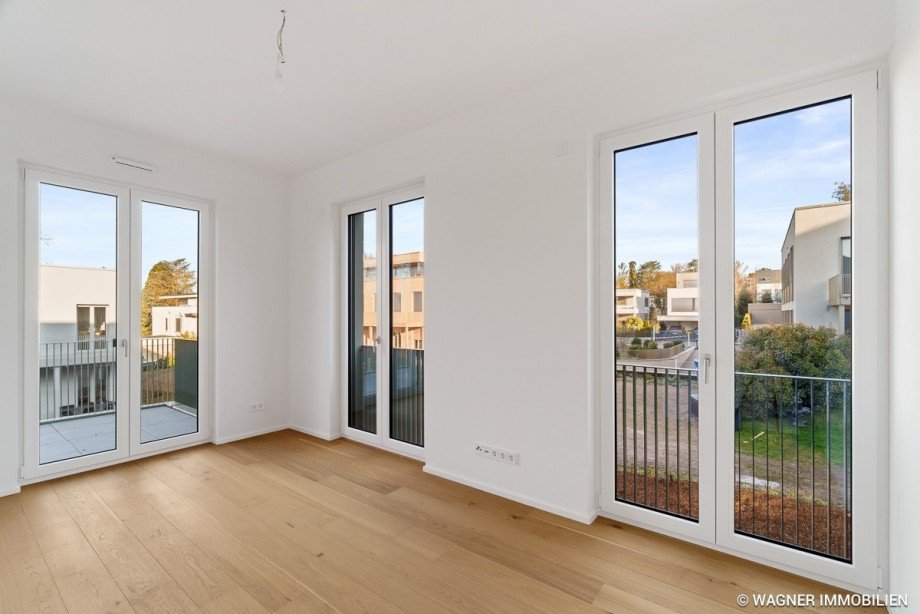 Schlafzimmer / Arbeitszimmer Penthousewohnung Wiesbaden