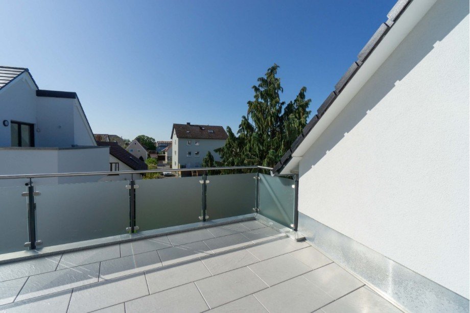 Balkon Dachgeschosswohnung Hochheim