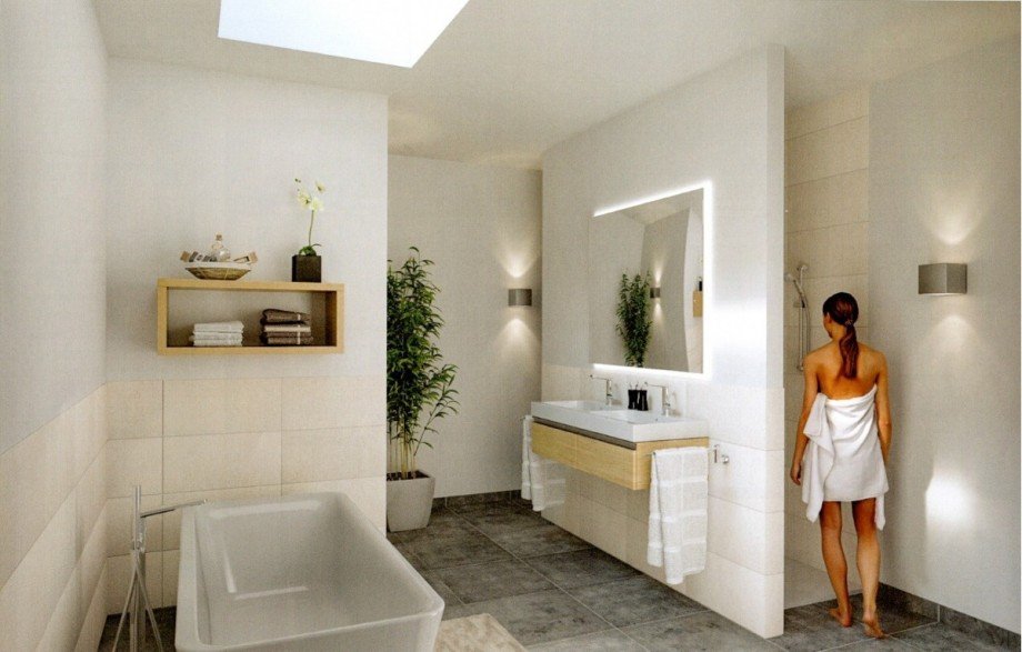 bathroom interieur Penthousewohnung Niedernhausen
