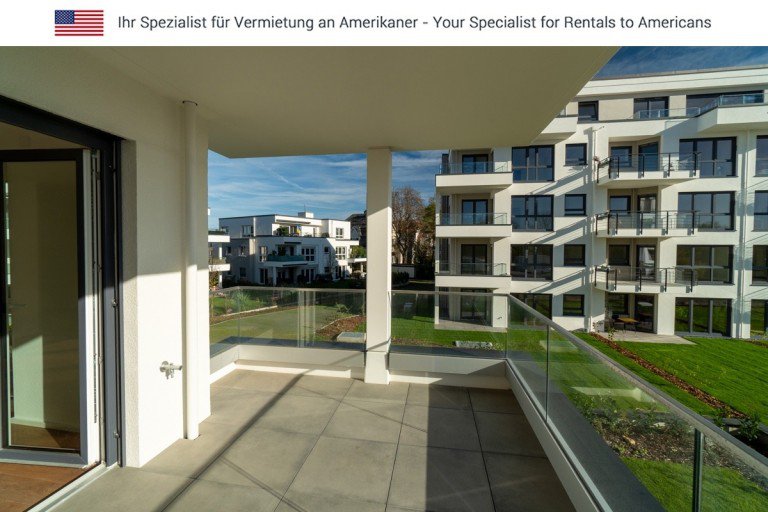 balcony Mainz-Kostheim Etagenwohnung Modern apartment near Rhine river | WAGNER IMMOBILIEN