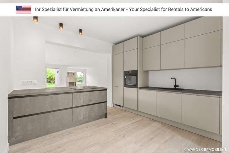 kitchen Wiesbaden Erdgeschosswohnung Stylish suburban apartment with private garden and garage | WAGNER IMMOBILIEN