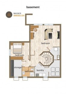 basement Family paradise - Semi-detached house with garden and garages | WAGNER IMMOBILIEN