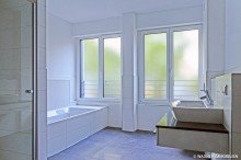 master bathroom Beautiful, modern apartment in city center  | WAGNER IMMOBILIEN