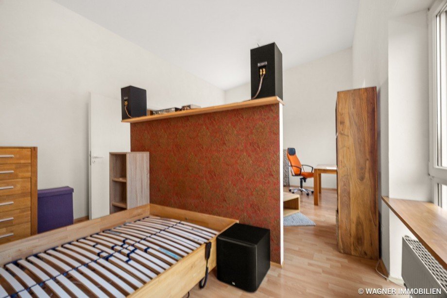 Schlafbereich Etagenwohnung Wiesbaden