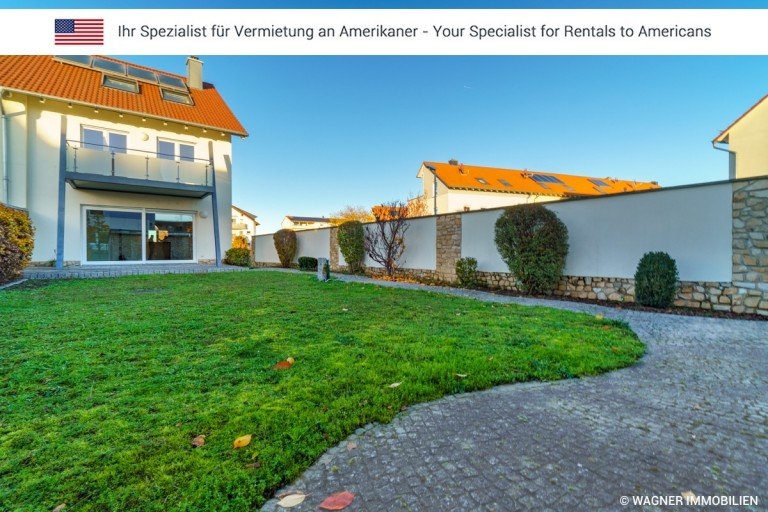 rear view Trebur Reihenendhaus Beautiful house with exceptional interior | WAGNER IMMOBILIEN