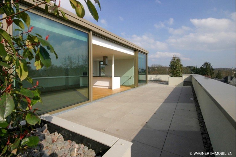 Dachterrasse Wiesbaden Penthousewohnung Sonnendurchflutete Penthouse-Maisonette in Bestlage | WAGNER IMMOBILIEN