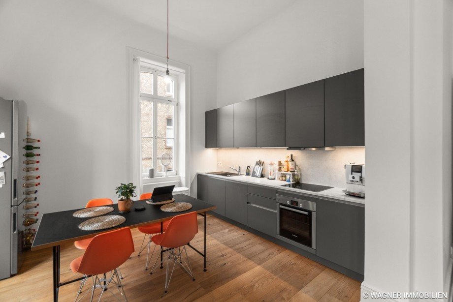K�che und Essbereich Etagenwohnung Wiesbaden