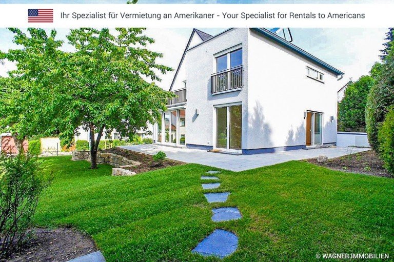 rear view with garden Wiesbaden - Sonnenberg Einfamilienhaus Beautiful house with garden and garage in Sonnenberg | WAGNER IMMOBILIEN