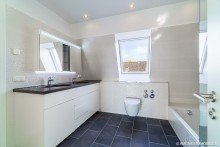 master bathroom Luxurious Penthouse near Amelia-Earhart | WAGNER IMMOBILIEN